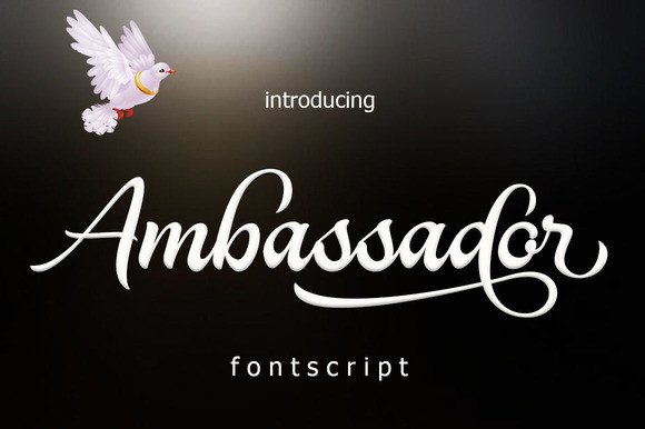 Ambassador Handwritten Font for Branding Projects