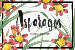 Asparagus Font for Eye-Catching Campaign Designs