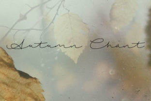 Autumn Chant: A Handwritten Script Font for Branding and Design