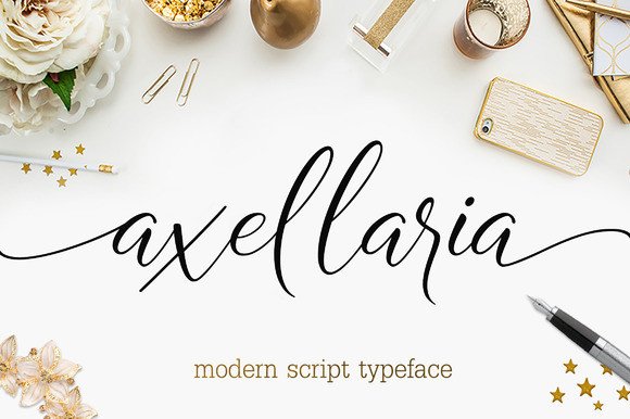 Axellaria: A Fresh Script Font for Creative Branding