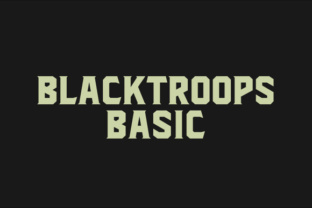 Blacktroops Basic for Modern Web Design and Branding