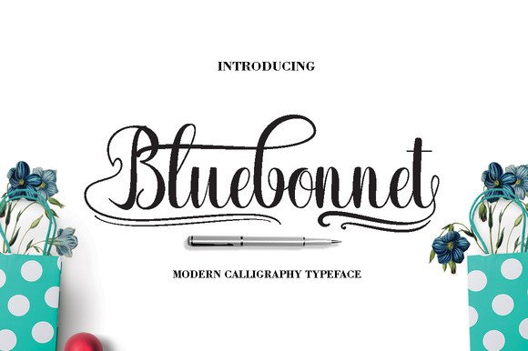 Bluebonnet Font: A Charming Script for Design Projects