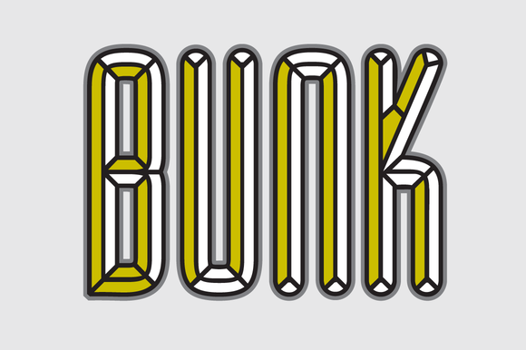 Bunk Font for Handmade Projects and Commercial Designs
