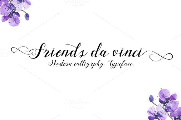 Friends Da Vinci Font for Professional Branding and Creative Projects