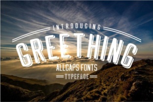 Greething Sans: A Vintage Sans Serif Font for Polished Branding