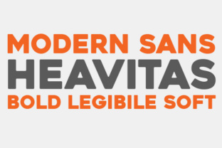 Heavitas: A Bold Sans Serif Font for Creative Projects