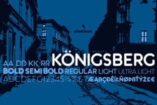 Königsberg Font for Bold and Playful Campaign Designs