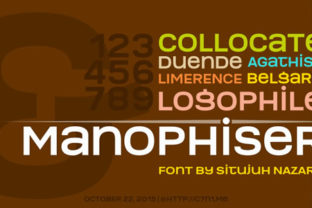 Manophiser: A Versatile Sans Serif Font for Craft Creations
