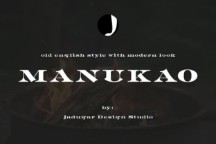 Manukao Font: A Modern Twist on Classic Serif Design