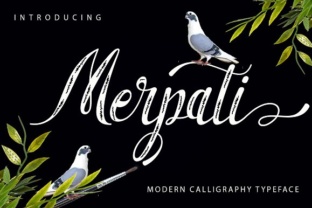 Merpati: A Handwritten Script Font for Modern Web Design