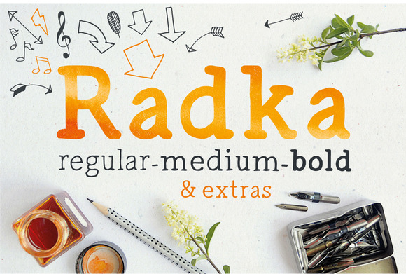 Radka: A Tidy and Elegant Typeface for Creative Projects