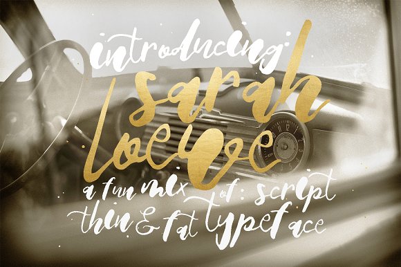 Sarah Loewe Font for Creative Handwritten Designs