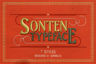 Sonten Typeface for Modern Web Design