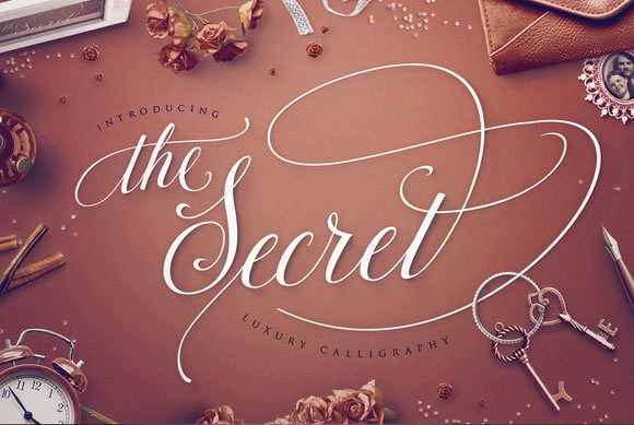 The Secret Font: A Unique Script Handwritten Style