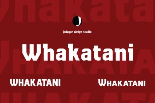 Whakatani: A Slab Serif Font for Thoughtful Typography