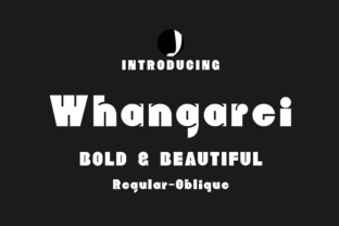 Whangarei: A Modern Sans Serif Font for Creative Makers