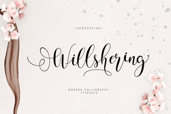 Will Shering: A Beautiful Script Font for Editorial Design